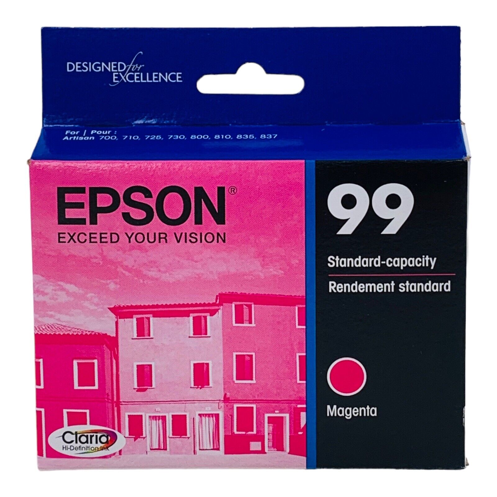 Genuine Epson 99 Magenta Ink Cartridge Standard Capacity T099320 Exp. 04/2023