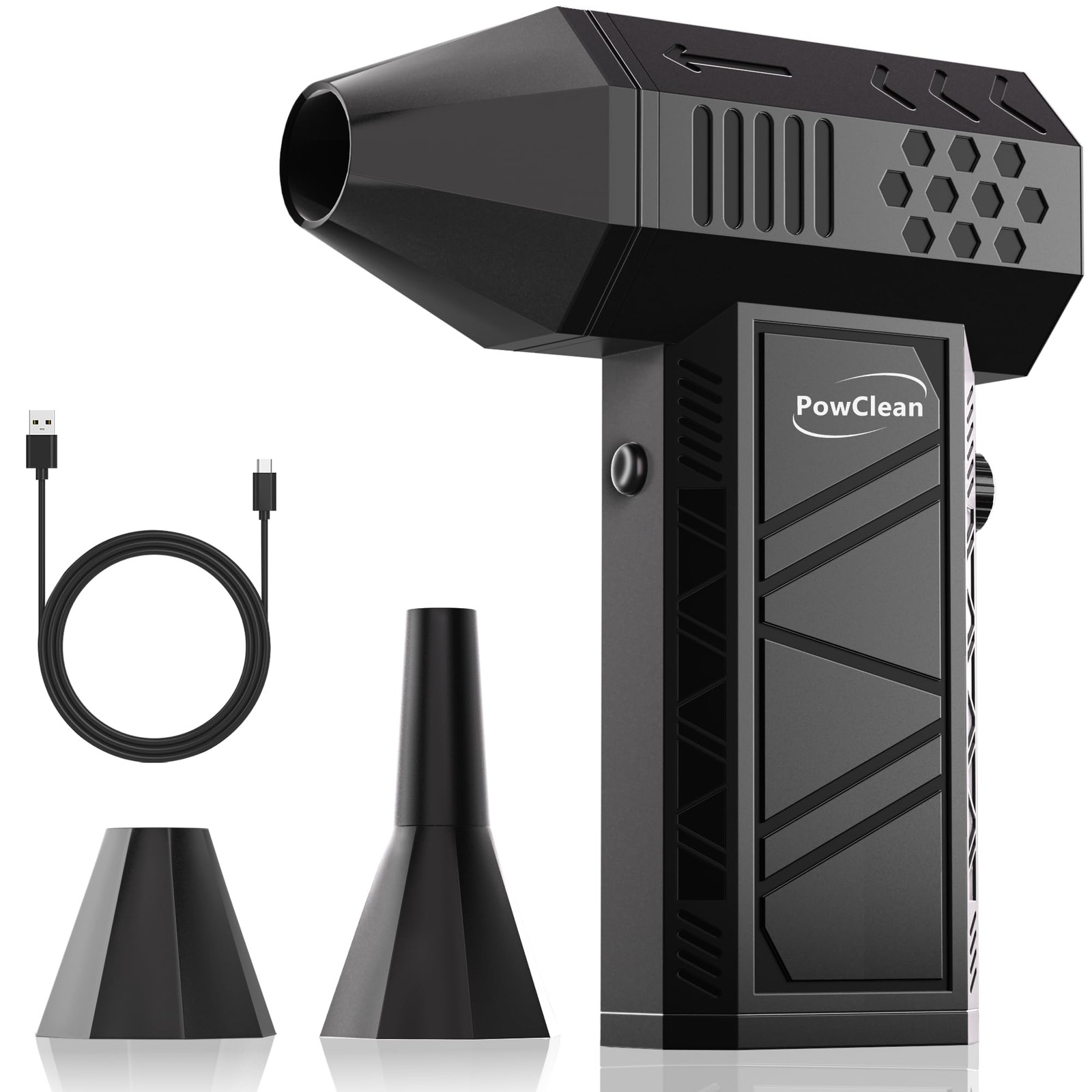 Compressed Air Duster, Electric Air Duster, Super Powerful 130000RPM Mini Air...