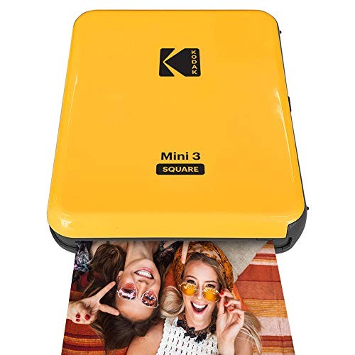 KODAK All-New Mini 3 Square Bluetooth Printer 4PASS P300GGY - Yellow