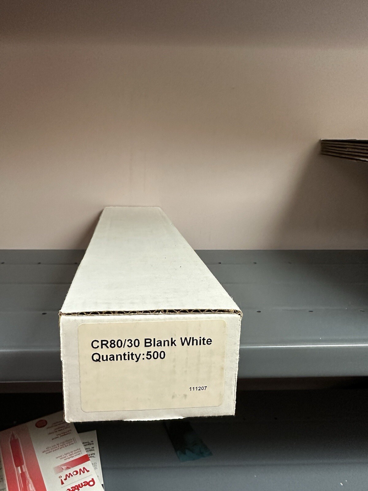500 Blank White PVC Cards - CR80, 30 Mil, Plastic ID Cards, 