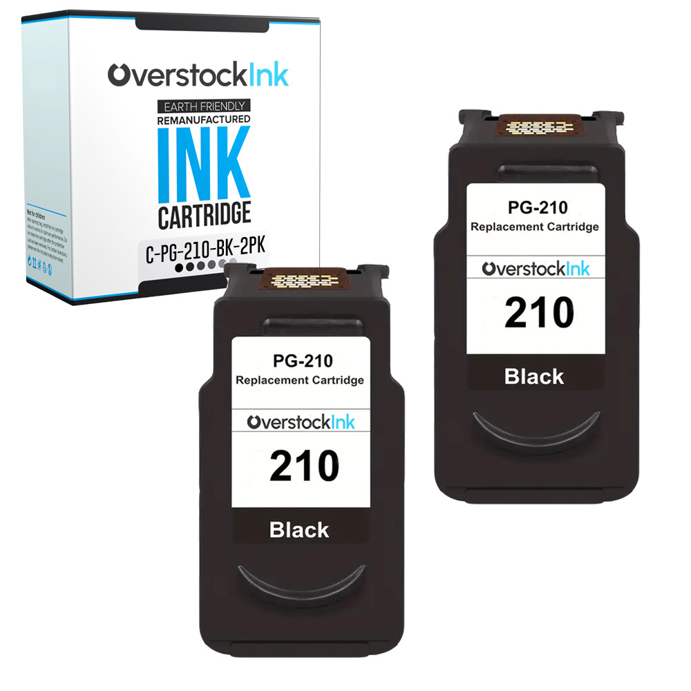 2PK OSI Compatible PG-210 Black Ink Cartridge for Canon PIXMA MX410 MX420 iP2700