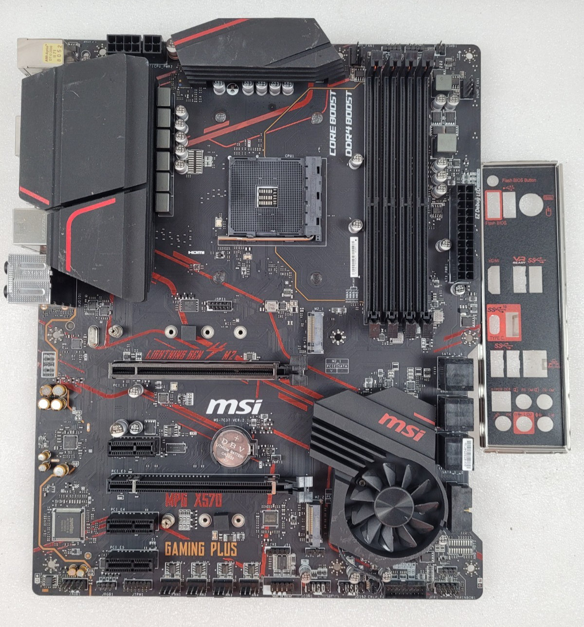 MSI MPG X570 GAMING PLUS AMD AM4 SATA 6Gb/s M.2 USB 3.2 Gen 2 ATX Motherboard