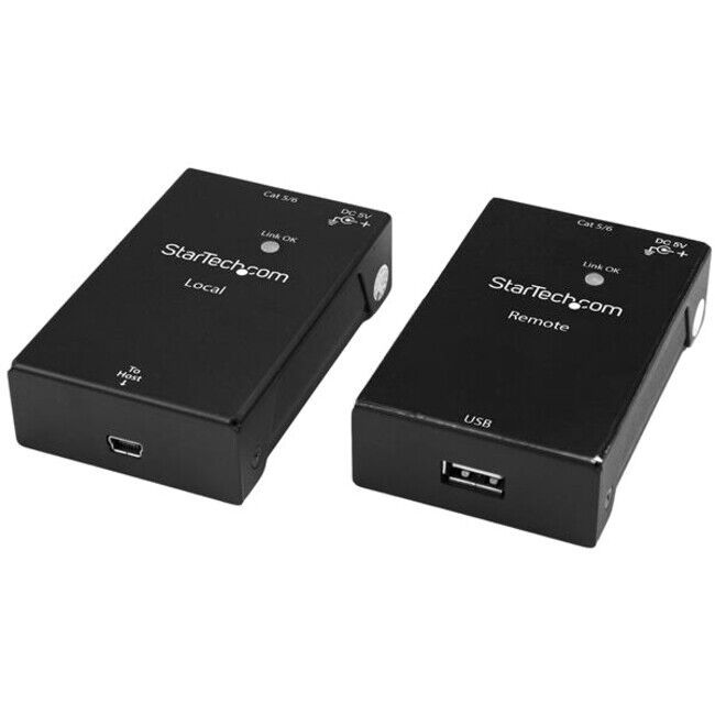 StarTech 1-Port USB 2.0 Over Cat5 or Cat6 Extender Kit - 165ft (50m)