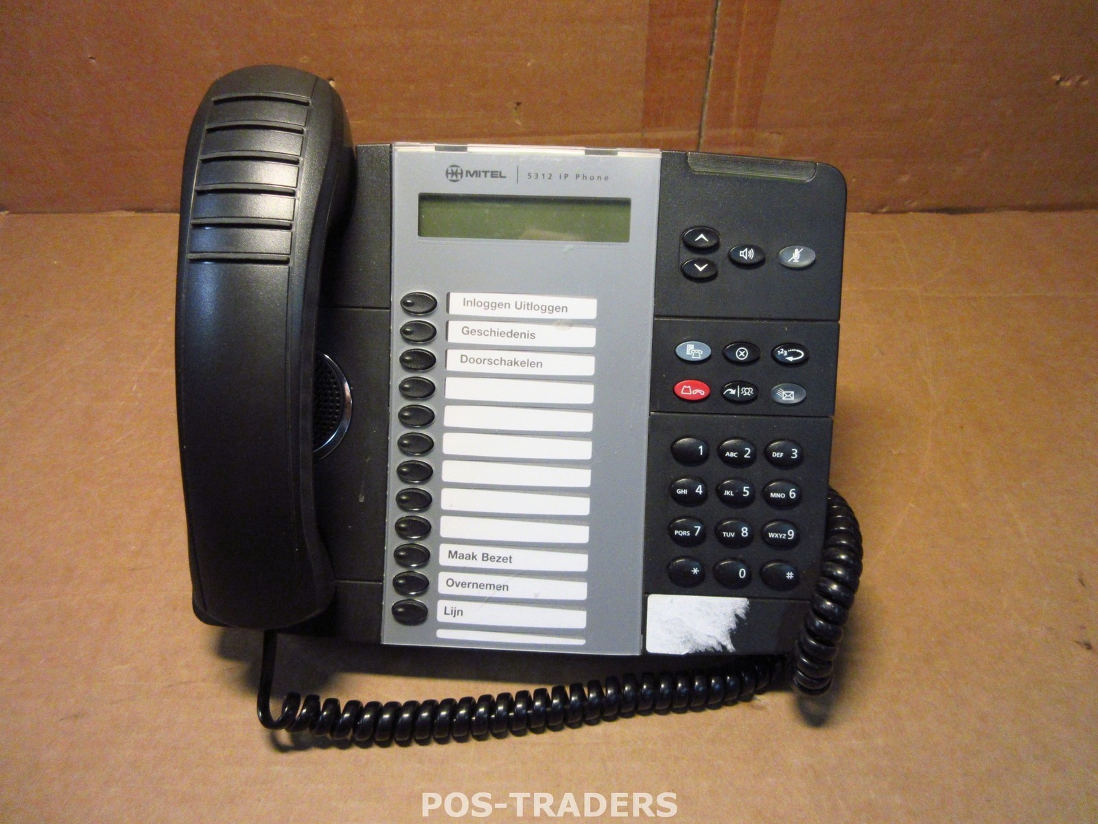 Mitel 5312 IP Backlit Dual Mode VoIP Telephone Phone Black INCL HANDSET