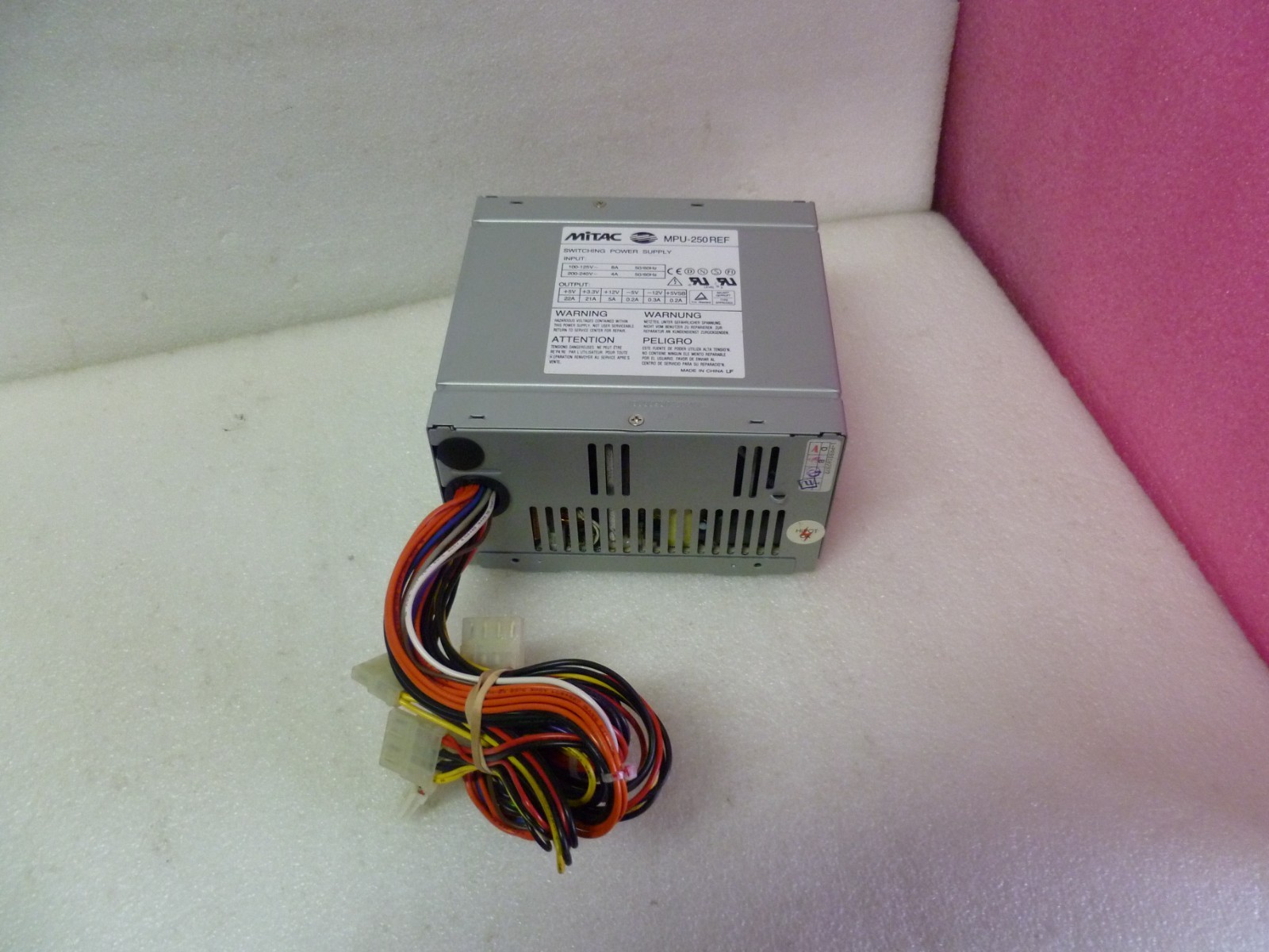 SUN MITAC MPU-250REF SWITCHING POWER SUPPLY
