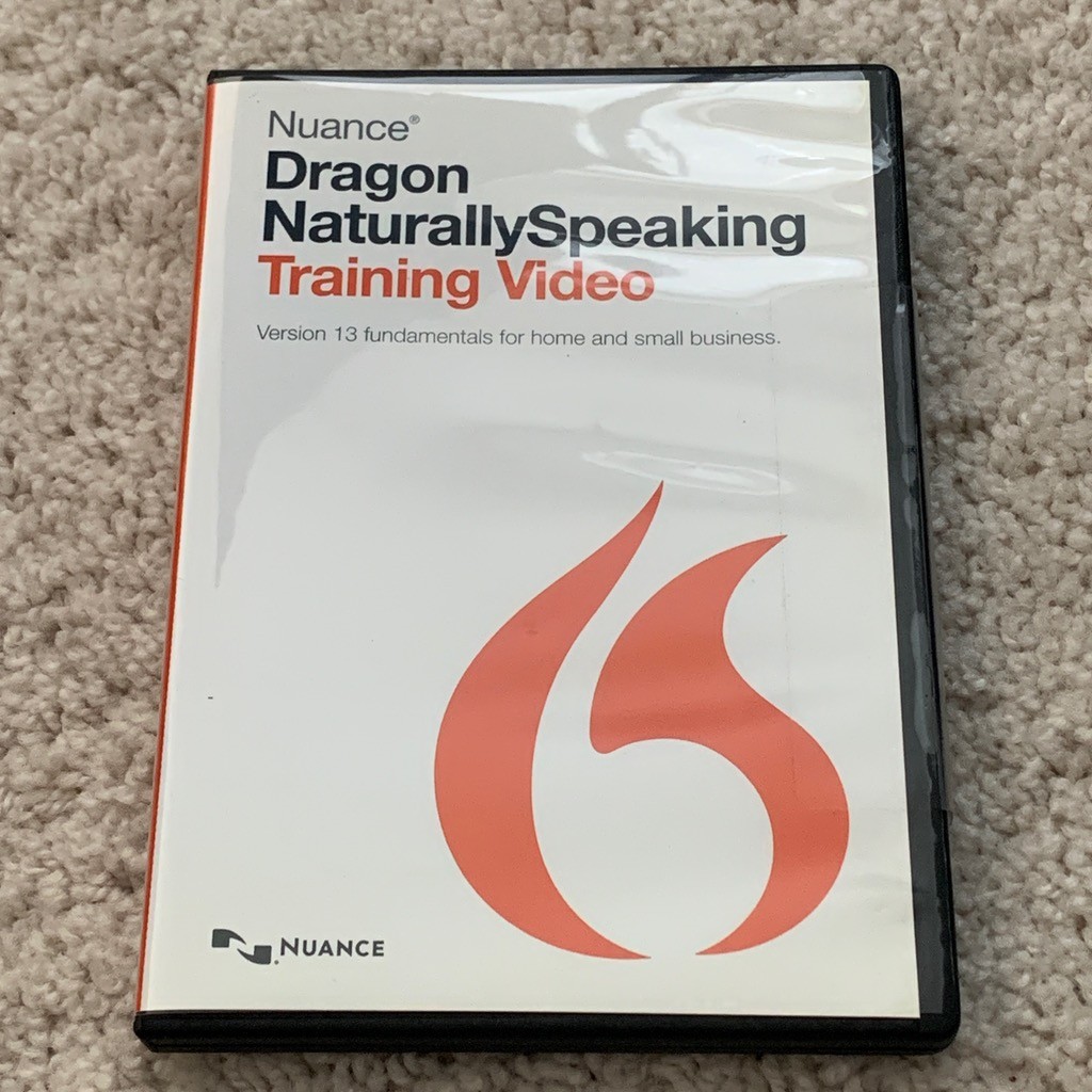 Nuance Dragon NaturallySpeaking Version 13 Training Video DVD ROM PC
