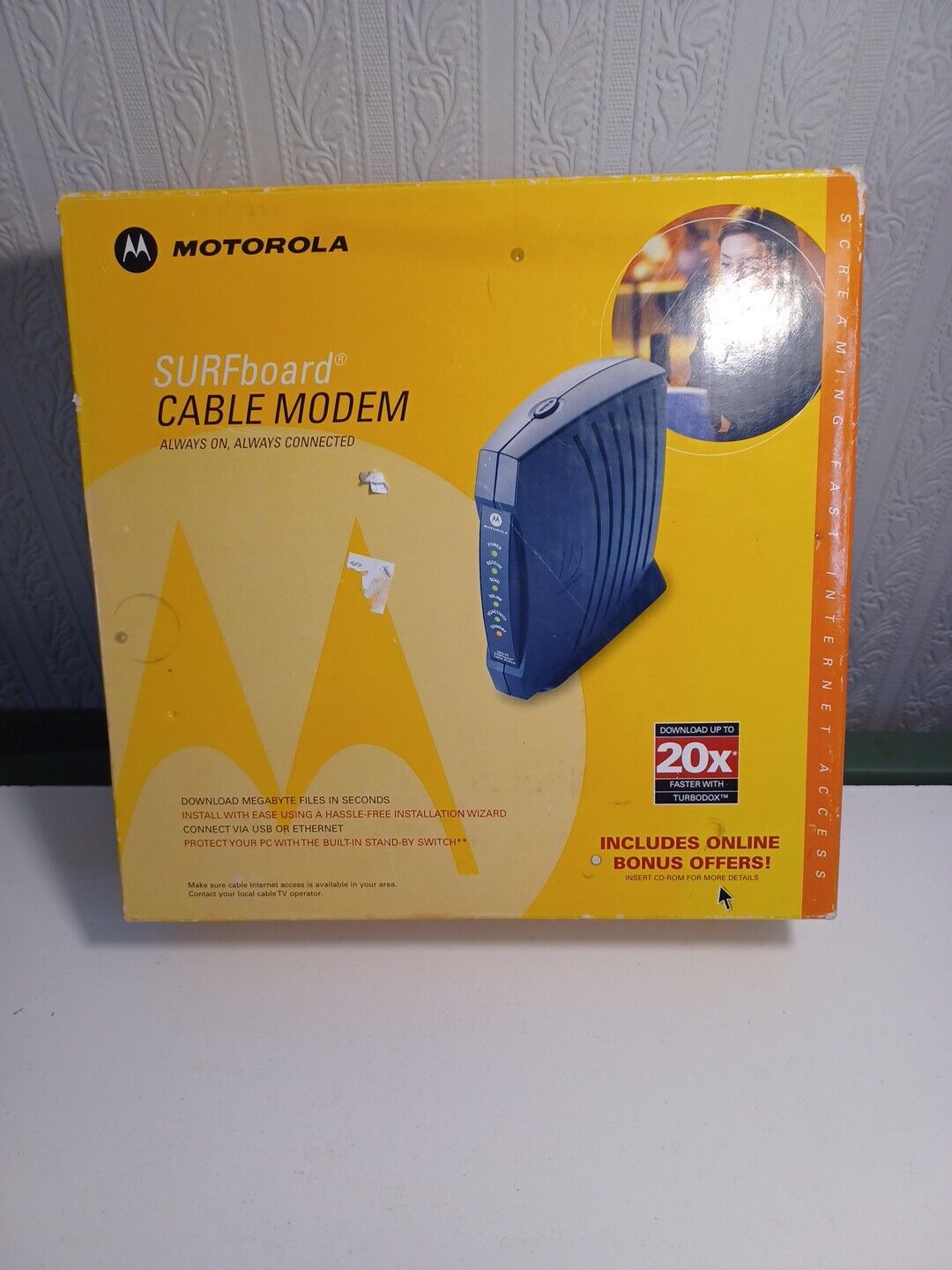Motorola Arris SURFboard MODEM Model SB5120 with power supply no other materials