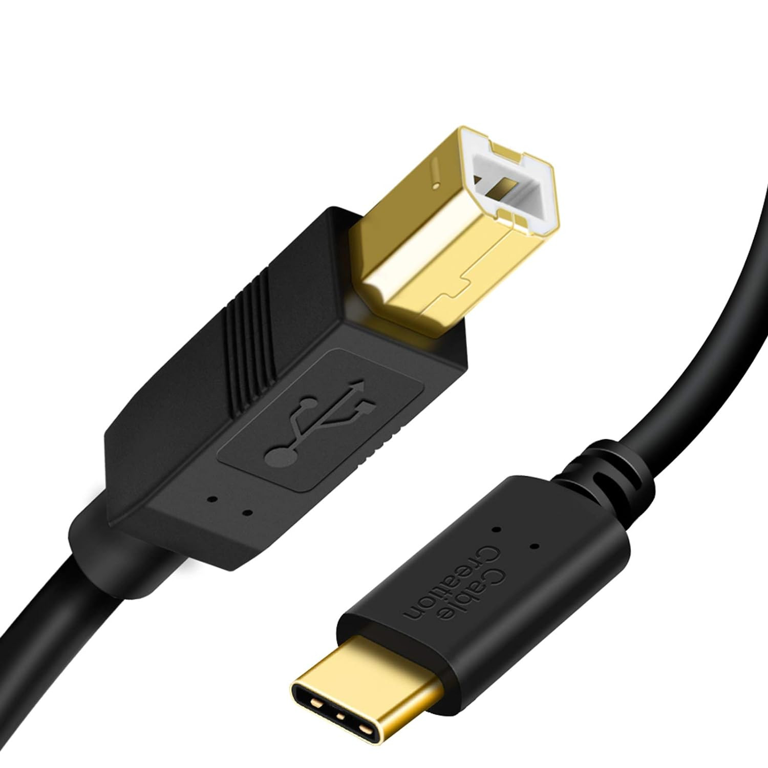 USB B to USB C Printer Cable 6.6FT, Type B to Type C Printer Cord