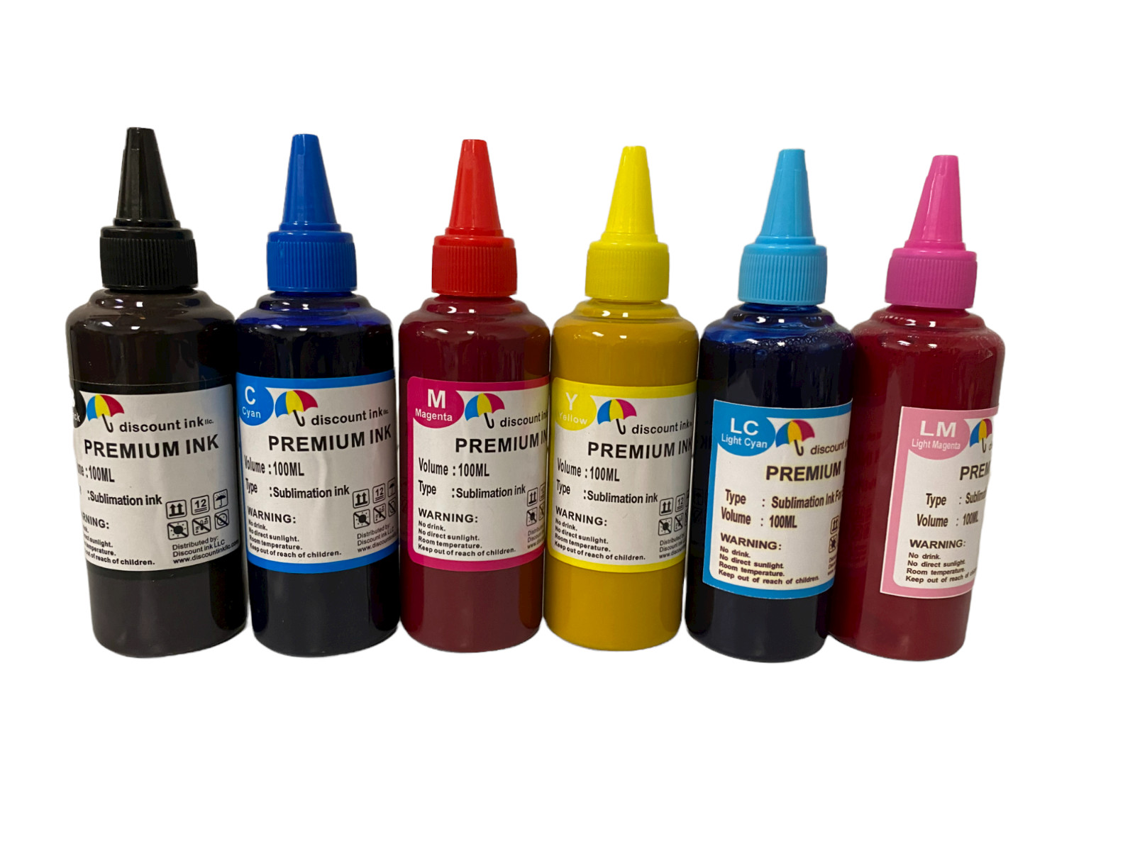 600ml True Color Sublimation INK For EPSON 1400 ARTISAN 1430 - 6 colors