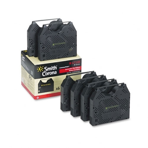 Smith Corona SC 110 Typewriter Ribbons - SMC SC110 Cartridges (6 Pack)
