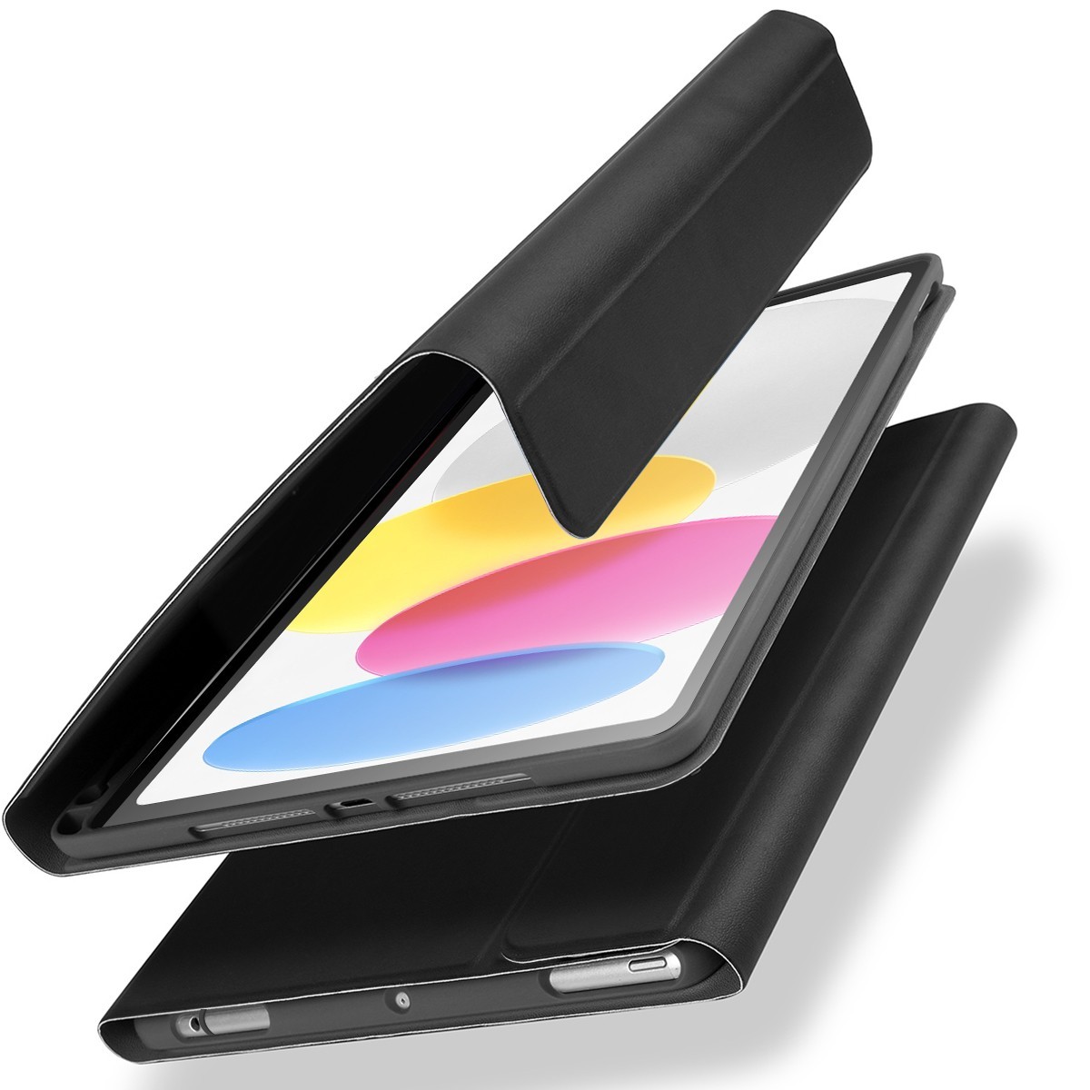 For iPad A16 11" 2025 Keyboard Case Leather Flip Stand Smart Cover Pencil Holder