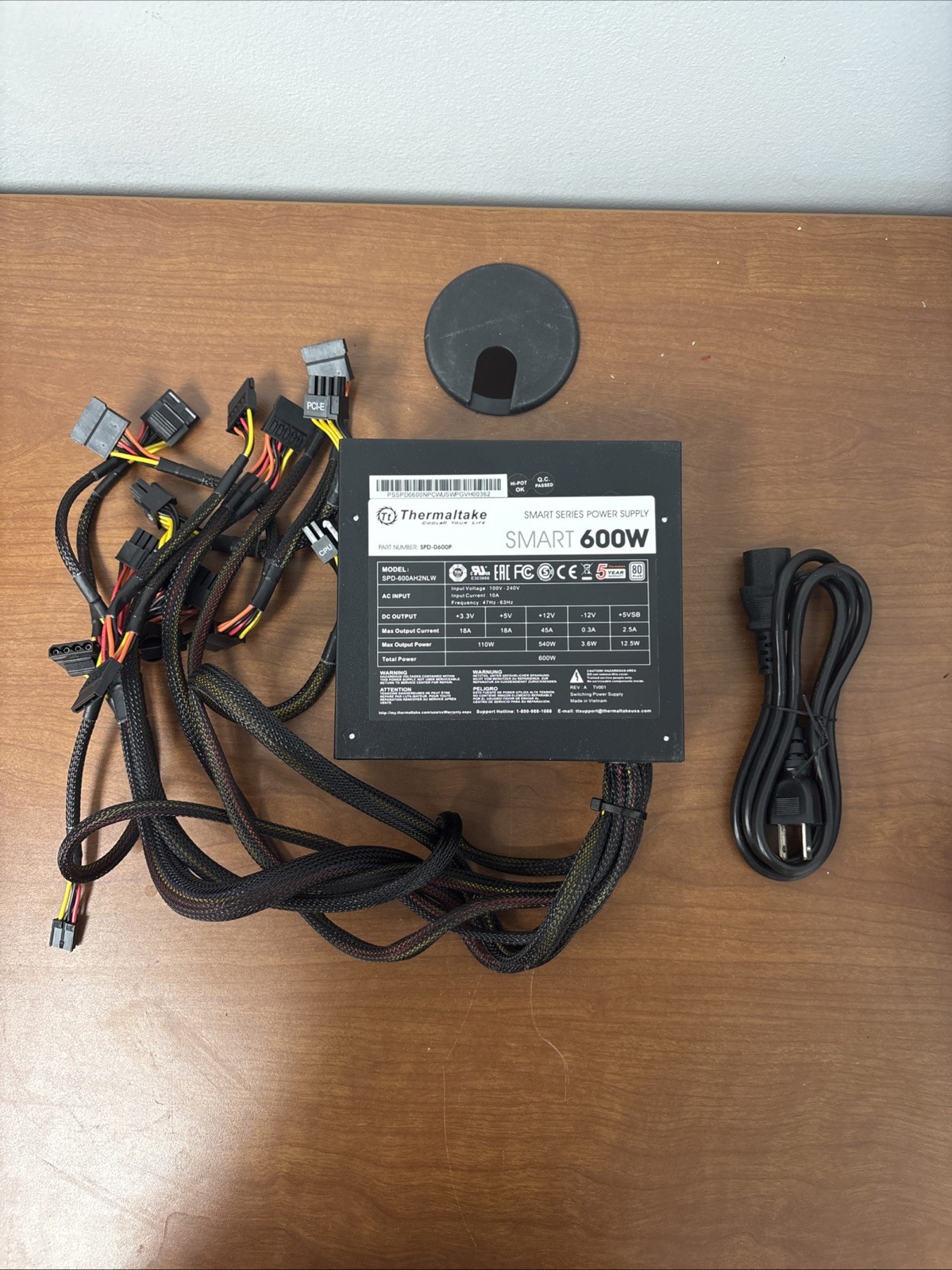 NEW Thermaltake Smart 600w Smart Series Power Supply