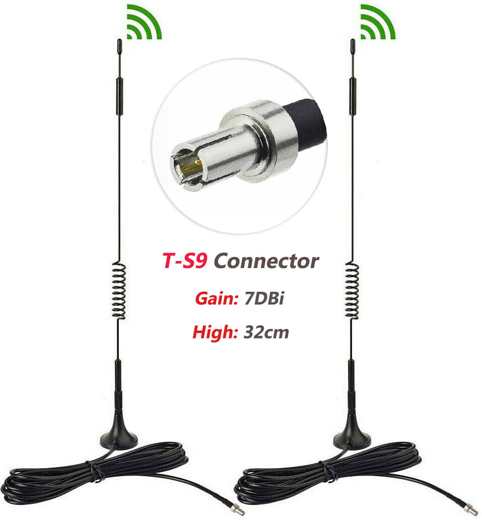 For HUAWEI B818 B818-263 Router TS9 ANTENNA 7dB Omni 4G LTE External Antenna 2pc
