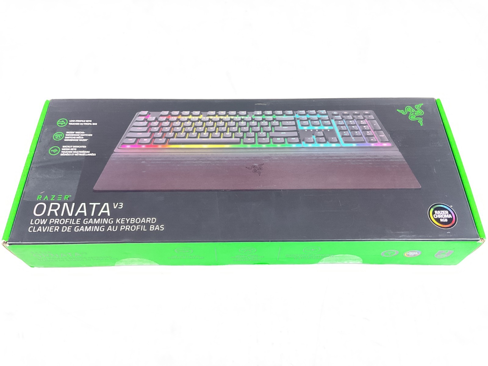 Razer Ornata V3 Low Profile RGB Gaming Keyboard - RZ03-04460200-R3U1