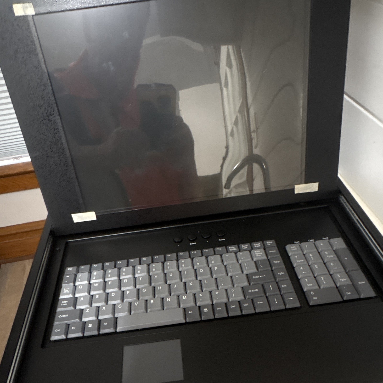 RACKMUX Rackmount LCD Console KVM Drawer VGA/PS/2 Powered Black