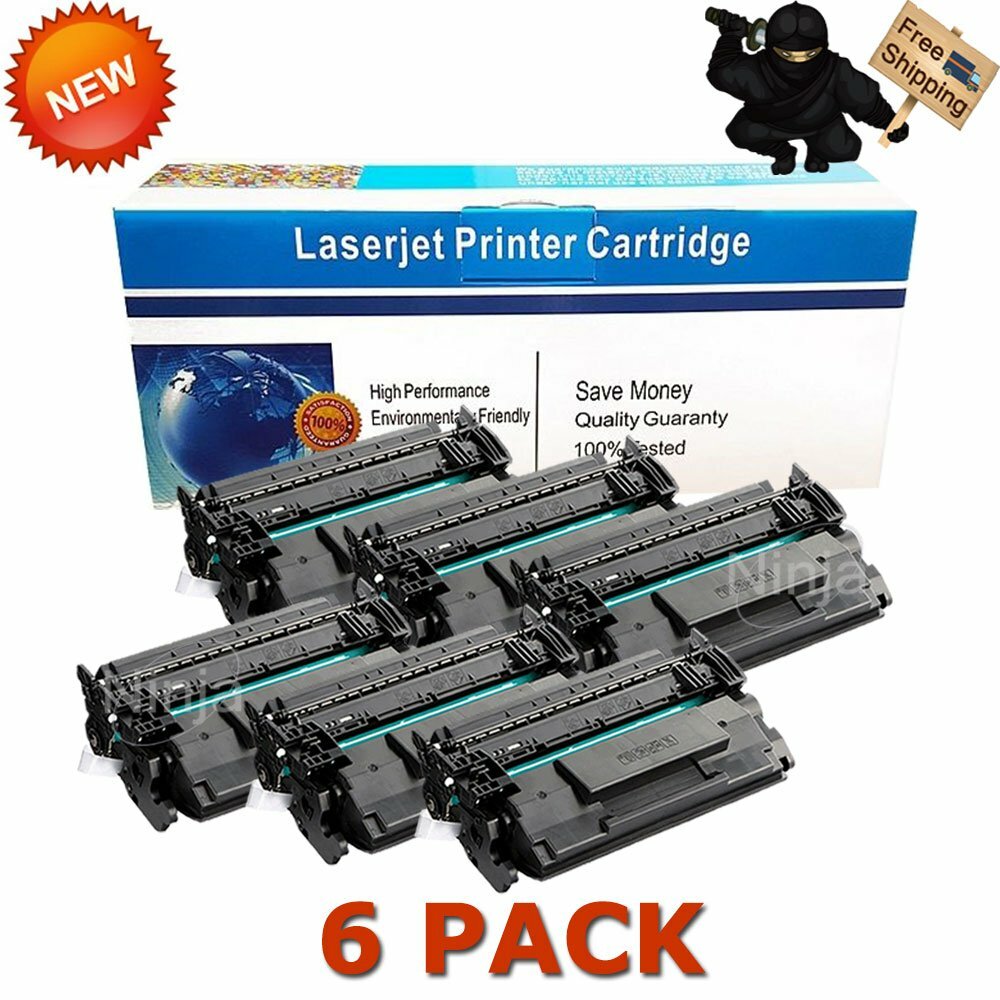 6 Pack CF287A Toner For HP 87A LaserJet Enterprise M506dh M506dn M506n M506x
