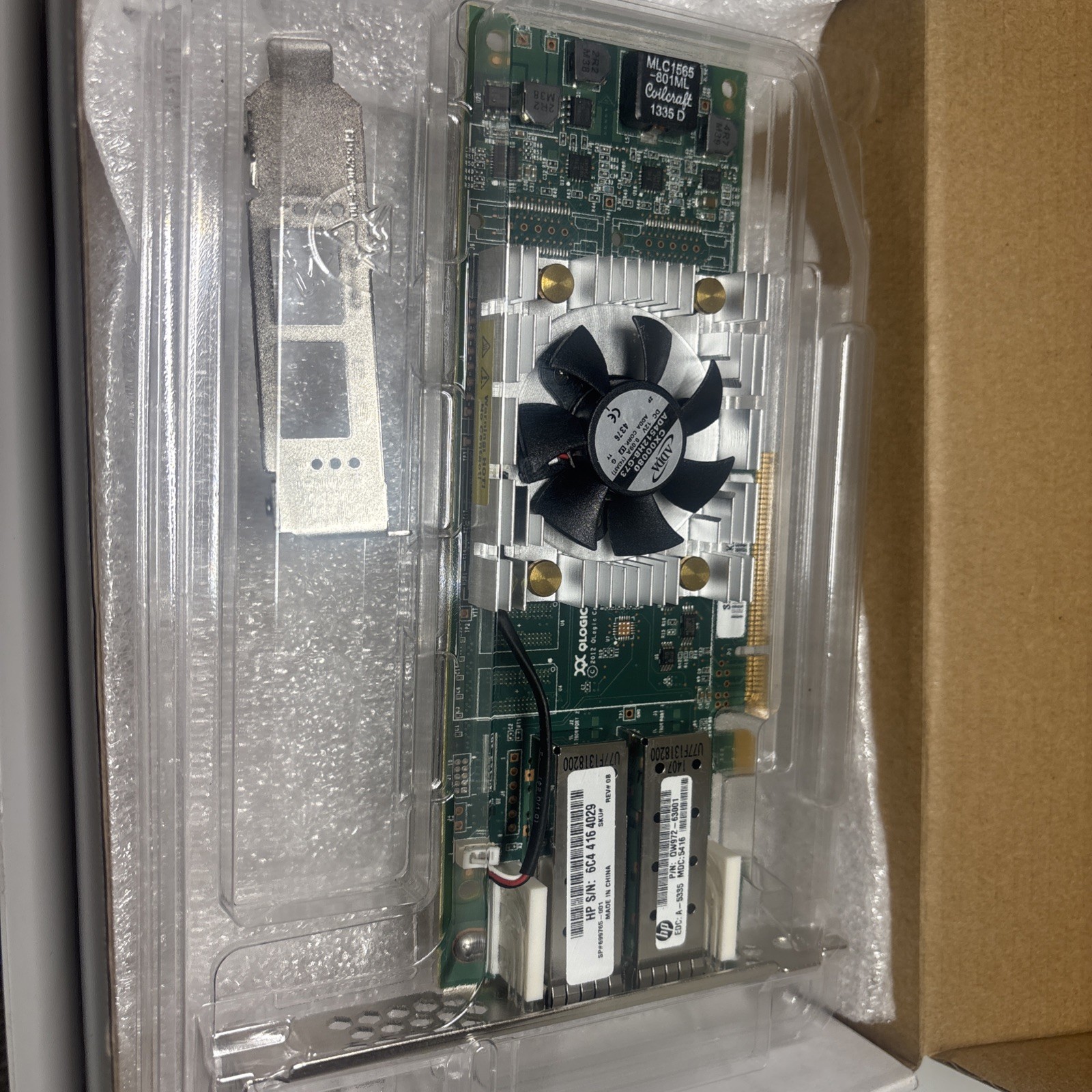 HP QLE2662-HP QLogic Dual Port 16GB PCI-e Fibre Channel Host Bus Adapter