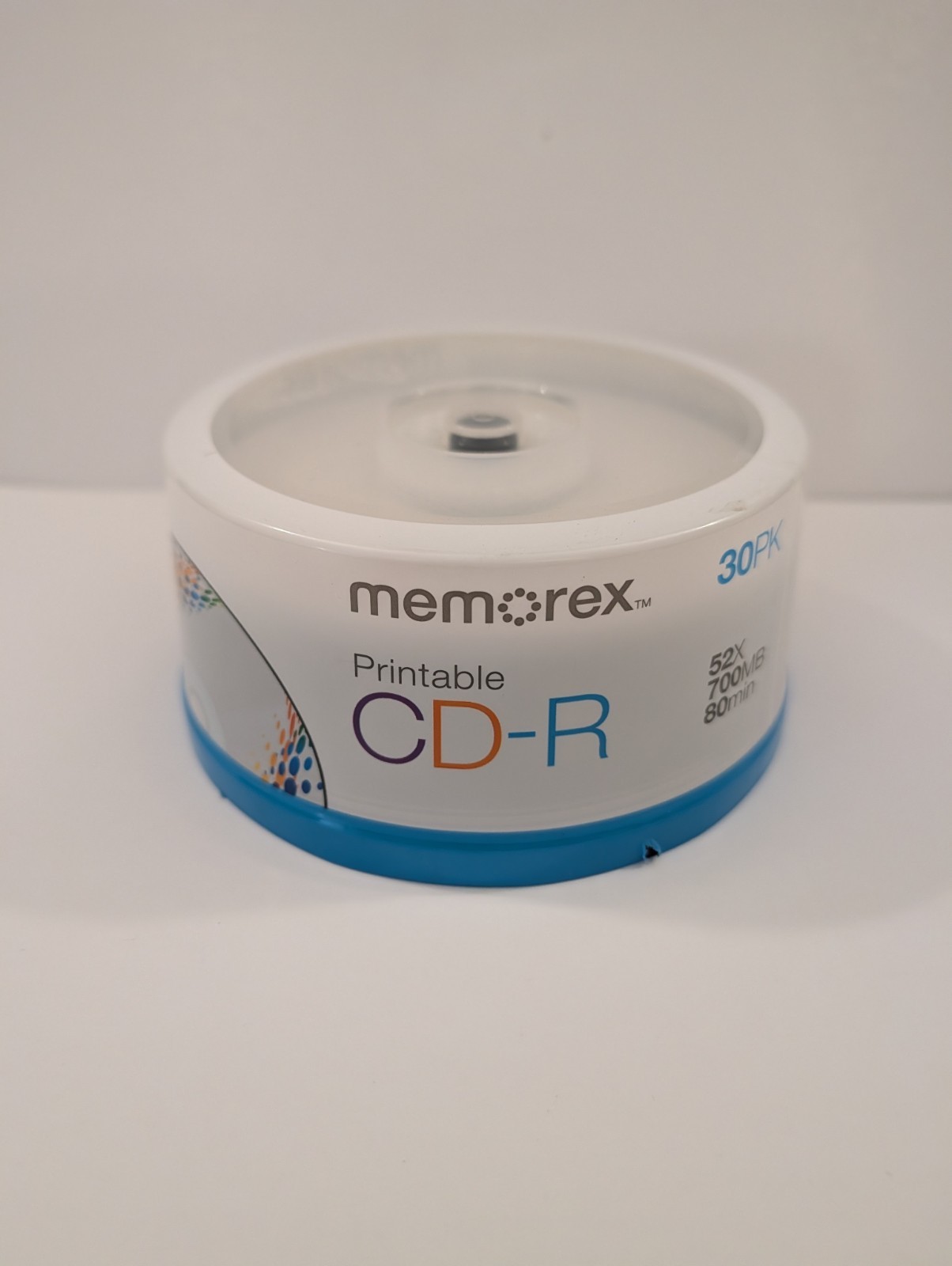 Memorex Inkjet Printable CD-R 30 Pack 52X 700MB 80 Minutes - New