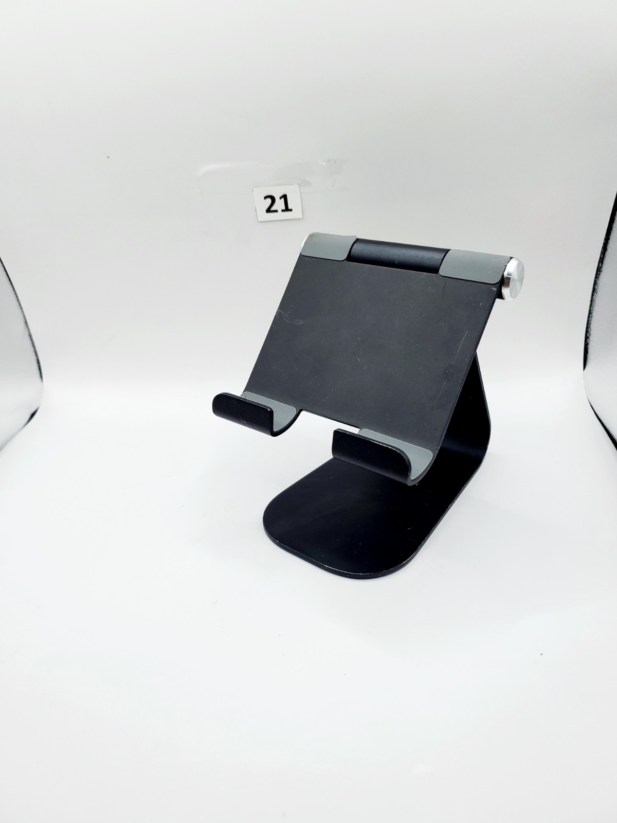 Tablet/Phone Stand - Steel - Lamicall - Black Adjustable Tablet Holder