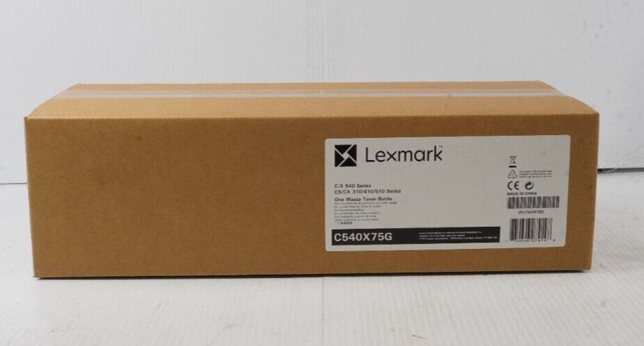 NEW Genuine Lexmark C/X 540 Series Waste Toner Bottle C540X75G CS/CX 310/410/510