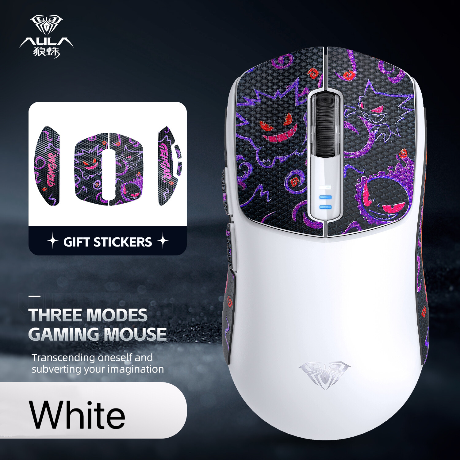 AULA SC580 3-Mode Wireless Gaming Mouse - High Precision, Adjustable DPI
