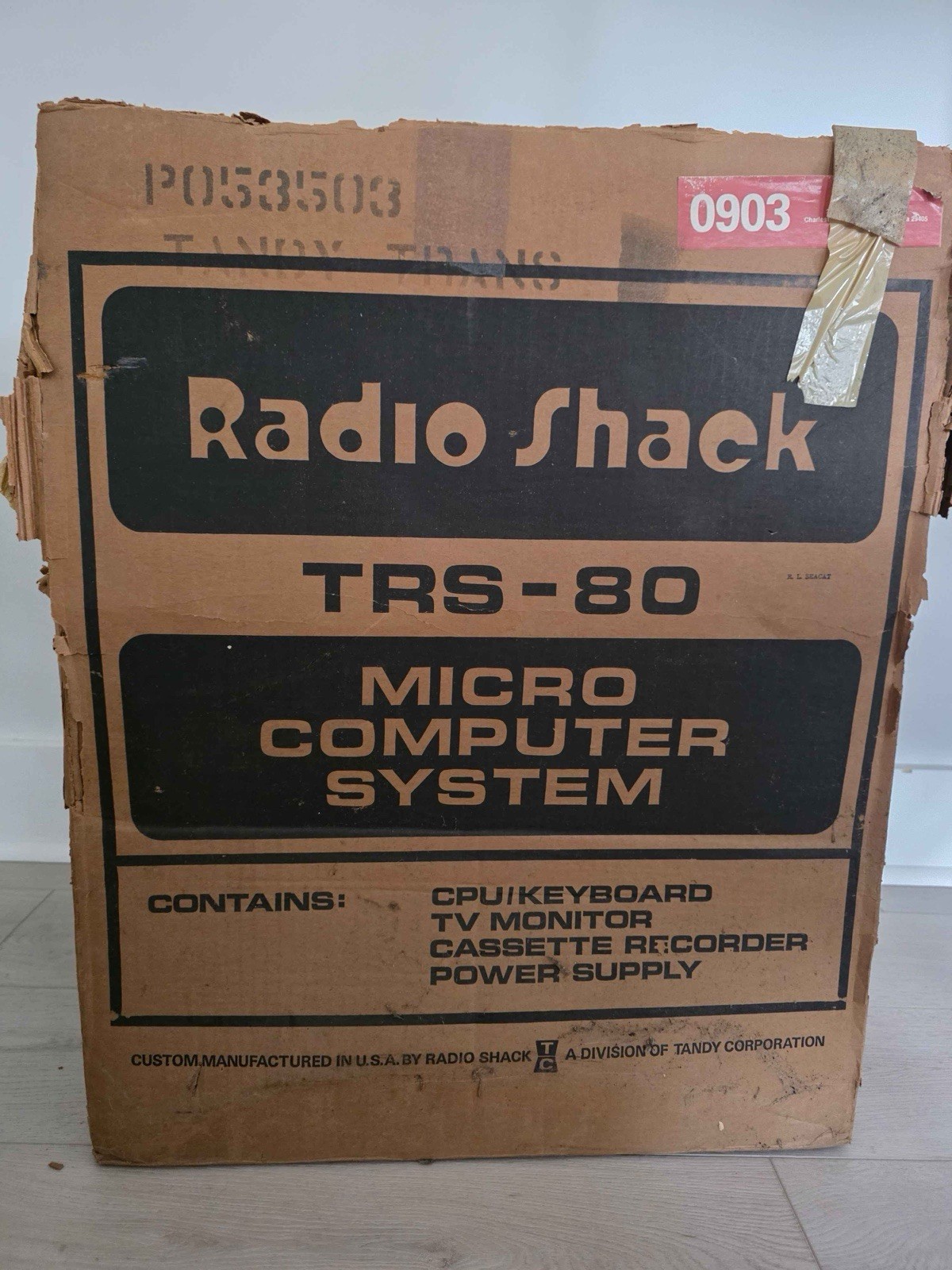 Radio Shack TRS-80 With Expansion Interface Original Box