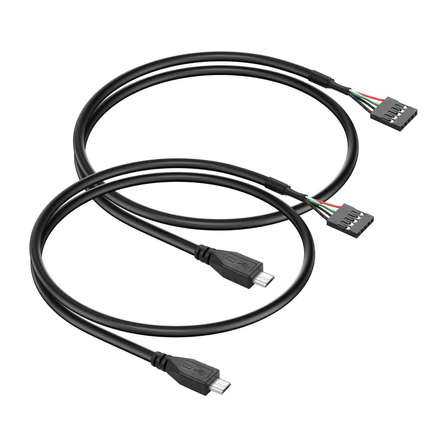 10x Micro USB 5 Pin Male to Dupont Female Header Motherboard Adapter Cable Cord