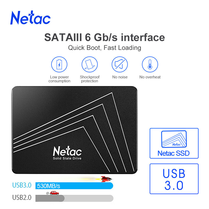 2.5'' SSD SATA 3.0 PC Internal Solid State Drive High Speed Hard Drives