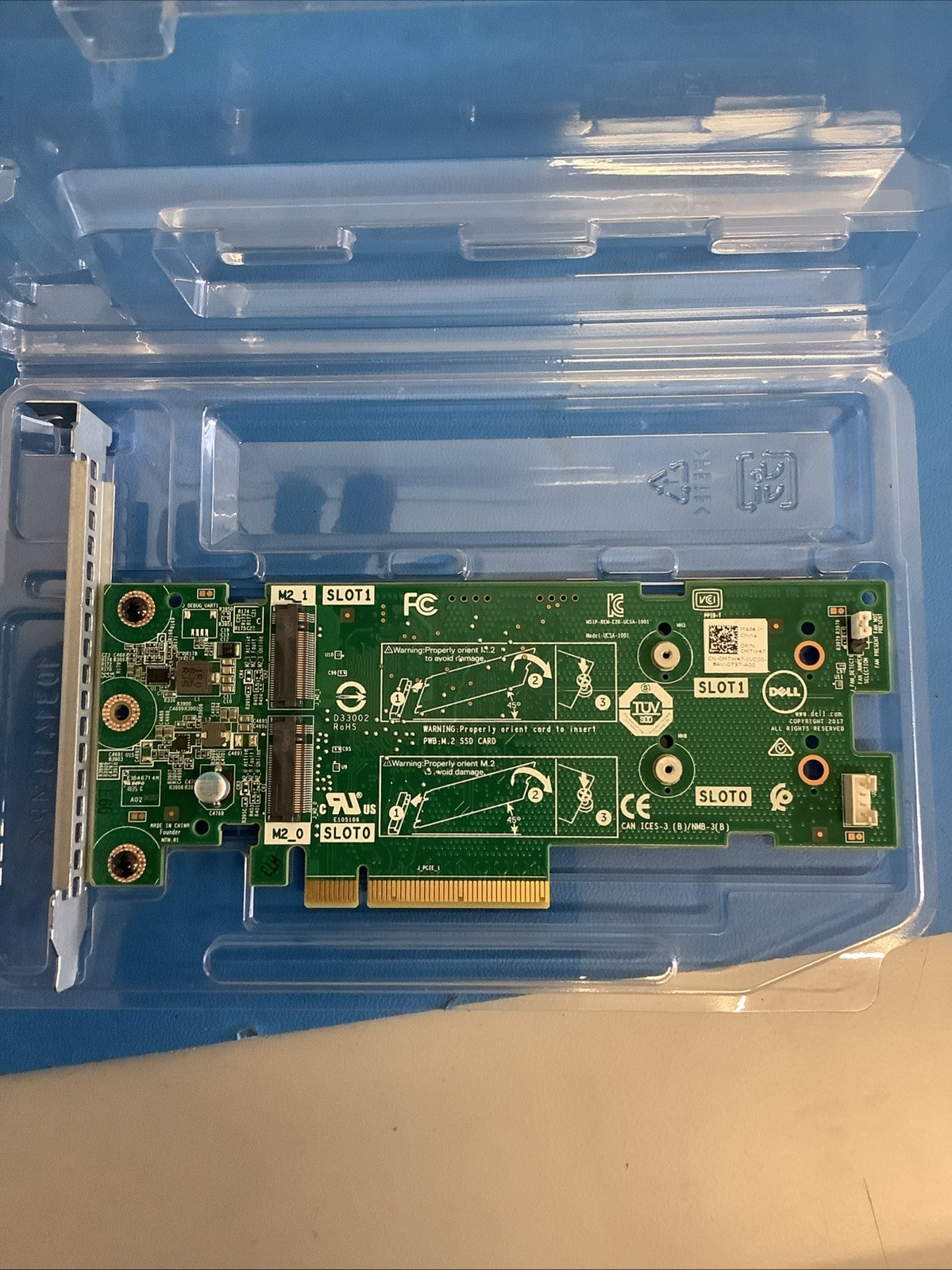 Dell BOSS-S1 M7W47 M.2 SATA 6Gb/s RAID Boot Controller PCIe High Profile