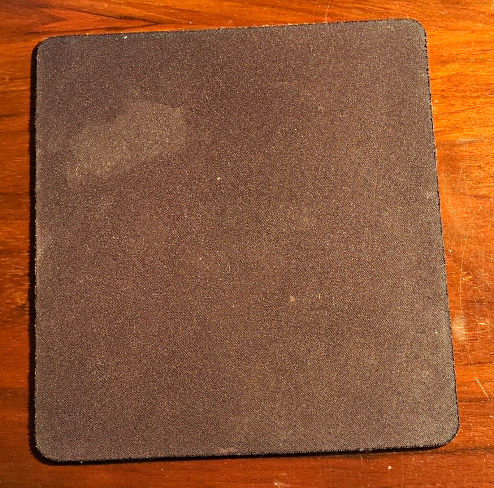 Black Plain Mouse Pad - Solid Black Plain Design Mousepad