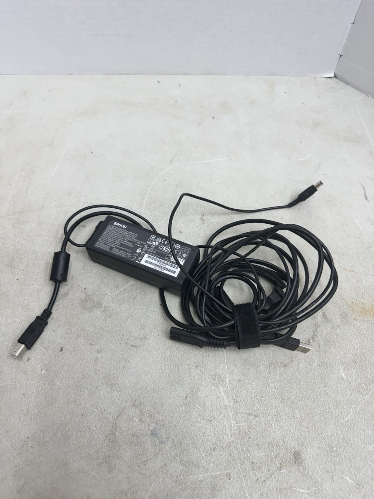 Epson AC Power Supply Adapter 24V 1A 24W for WorkForce DS-560 Scanner w/Cord