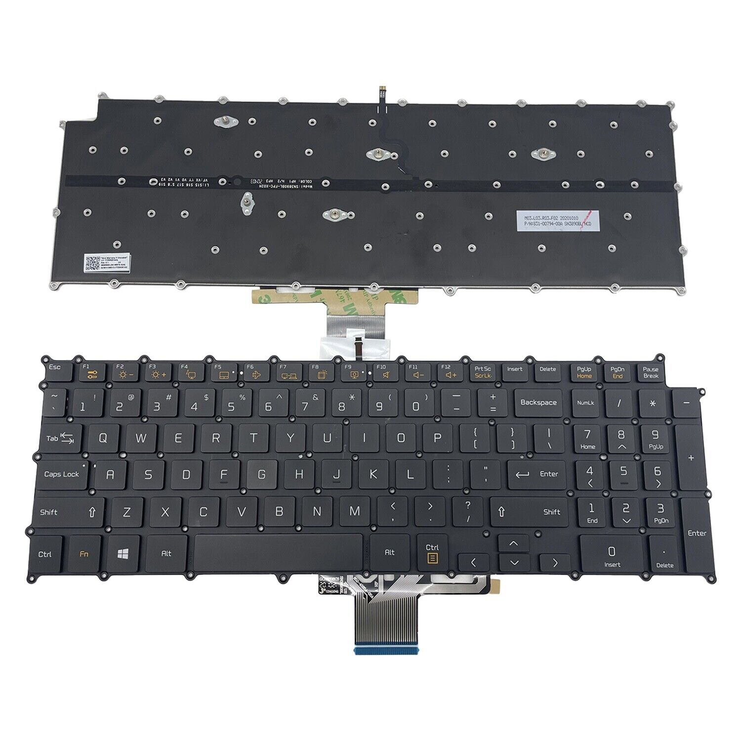 New Backlit Keyboard Black Fit For LG 17Z90N-V -N 17U70P 17U70P-P 17UD70P US