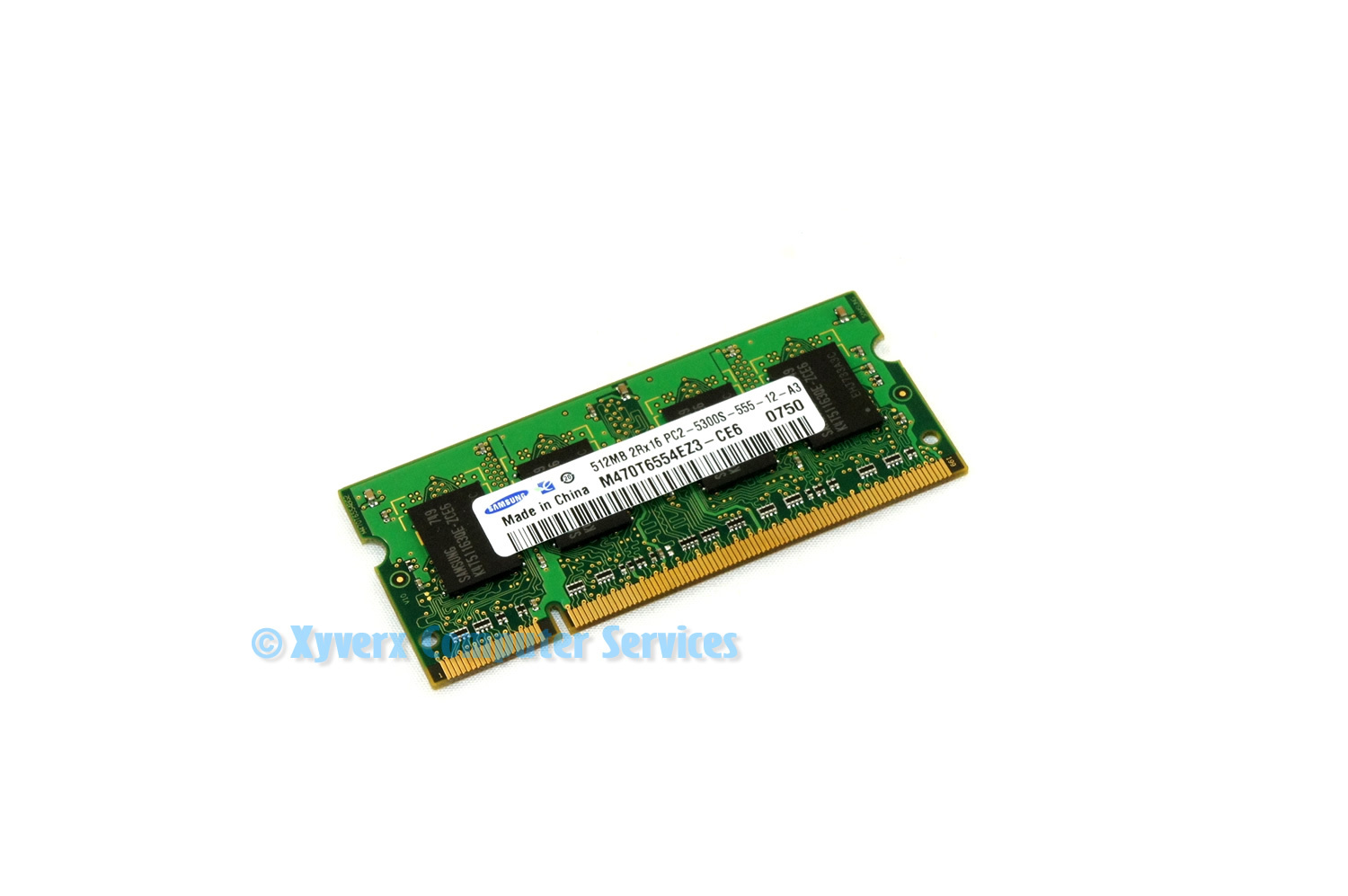 M470T6554EZ3-CE6 SAMSUNG LAPTOP MEMORY 512MB 2Rx16 PC2-5300S-555-12-A3(CA63-612)