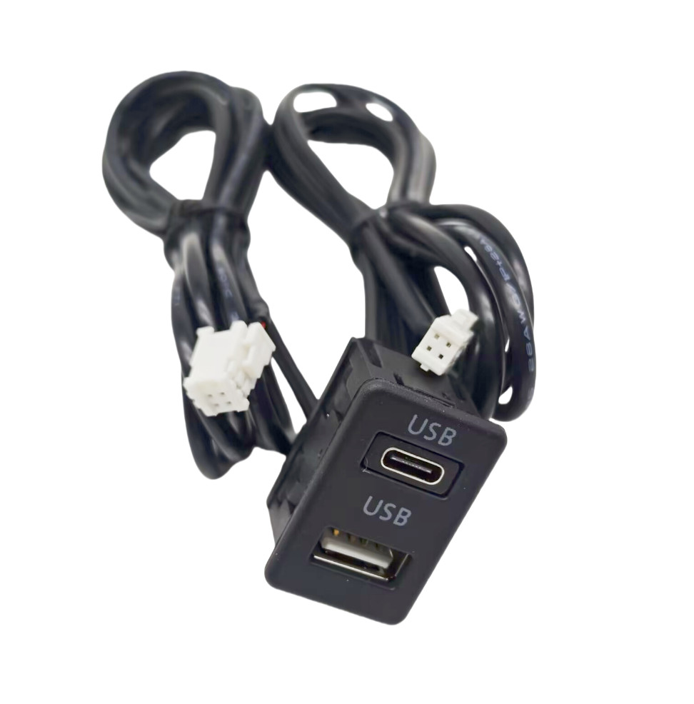 Car 4/6 Pin to Panel Interface Extension Cable Adapter For Multimedia Head Unit