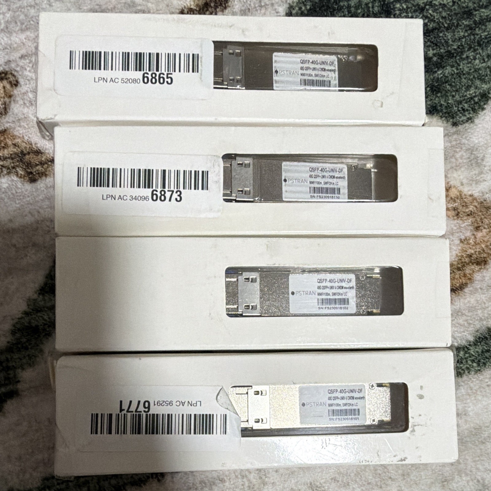 PSTRAN QSFP-40G-UNIV-DF 40G QSFP+ UNIV 4 CWDM LC Transceiver for Cisco MMF/100m
