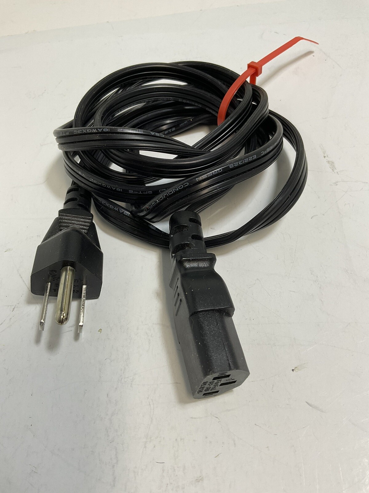 BizLink 3 Prong Printer Computer Power Cord BC-313 10A 125V E191365 E221328