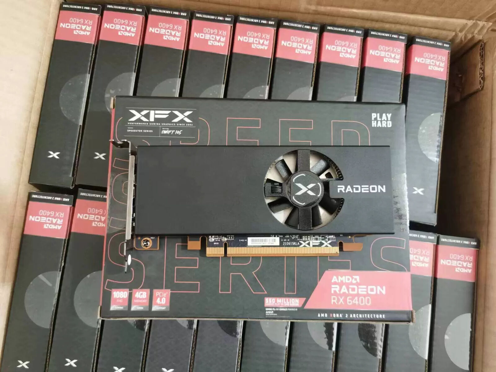 XFX SPEEDSTER SWFT105 RADEON RX 6400 Gaming 4GB GDDR6 Graphics Card