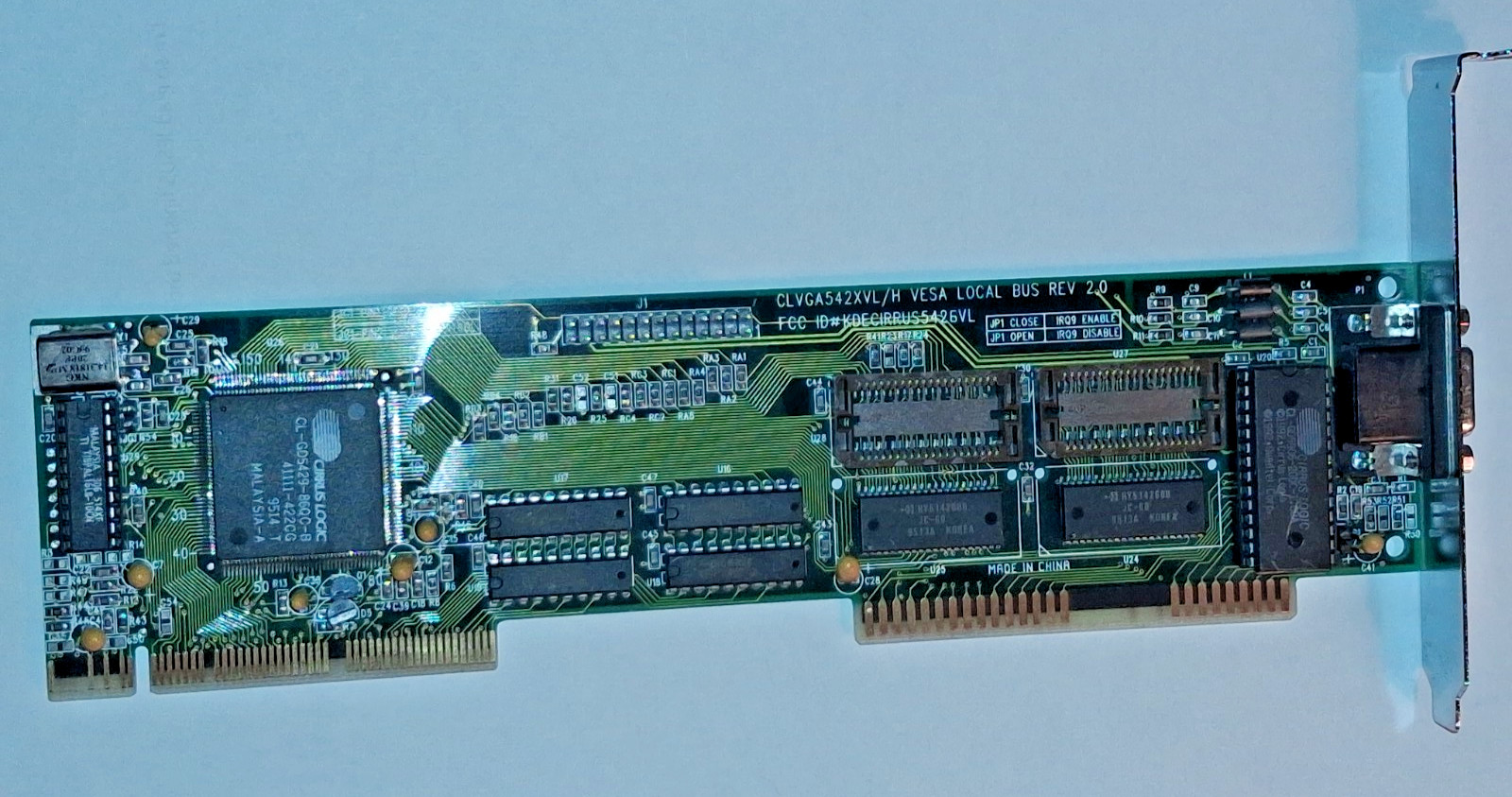 CLVGA 542XVL/H VESA LOCAL BUS VIDEO CARD rev 2.0, CIRCA 1992-94 *FREE SHIPPING*