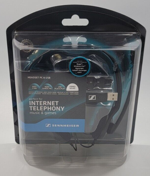 Sennheiser PC 8 Stereo USB Headset for PC or MAC Headphones