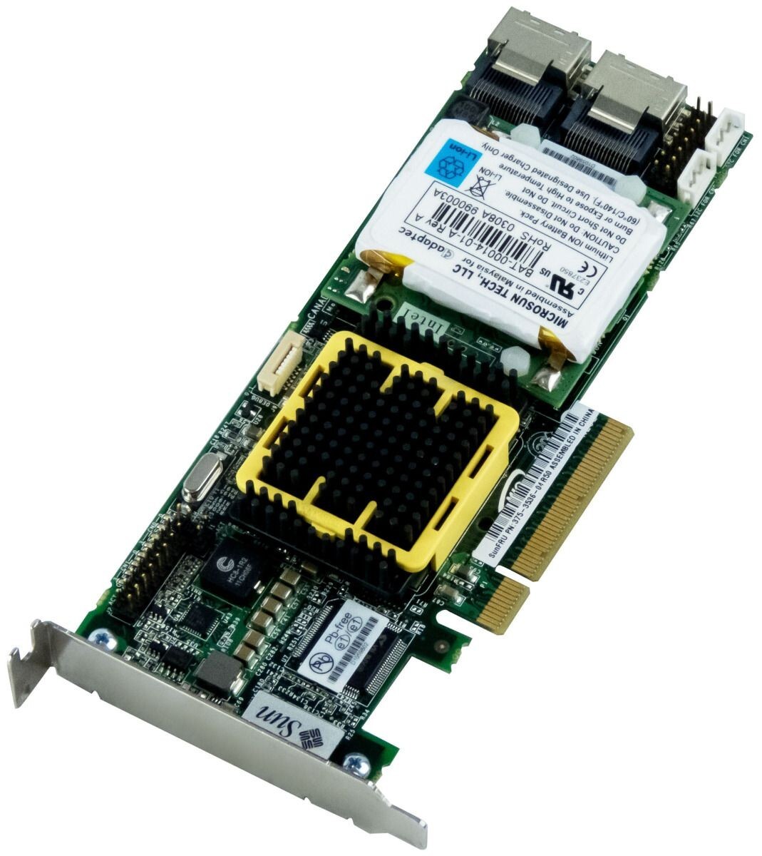 Controller Sun 375-3536-01R50 Sas Raid Pcie X8 Lp + Bbu