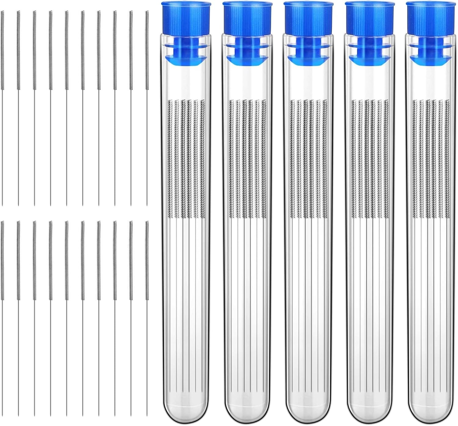 50-Piece 3D Printer Nozzle Cleaning Kit - 0.4mm Stainless Steel Precision Nee...