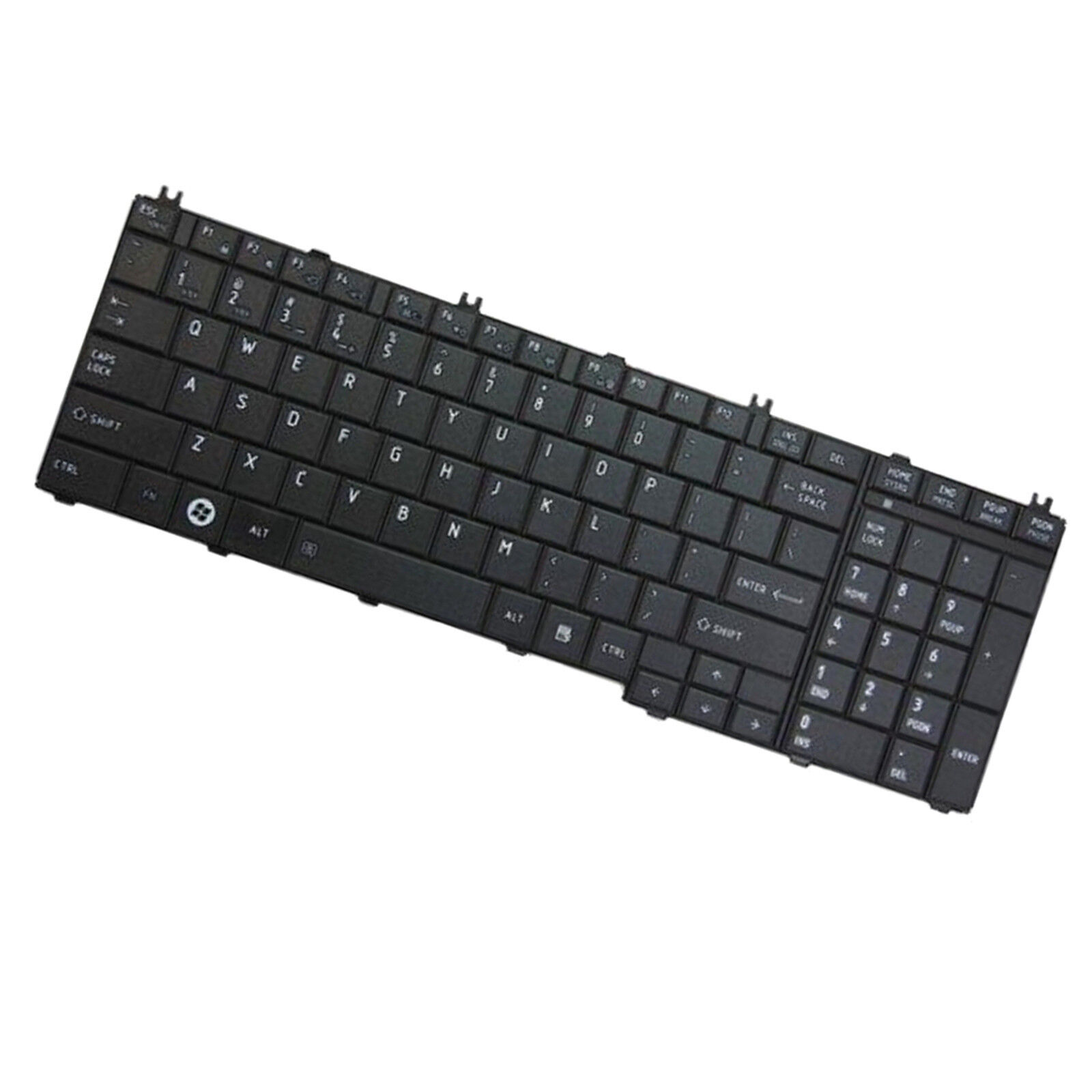 HQRP Keyboard for Toshiba L775D-S7210, L775D-S7220, L775D-S7220GR, L775D-S7222