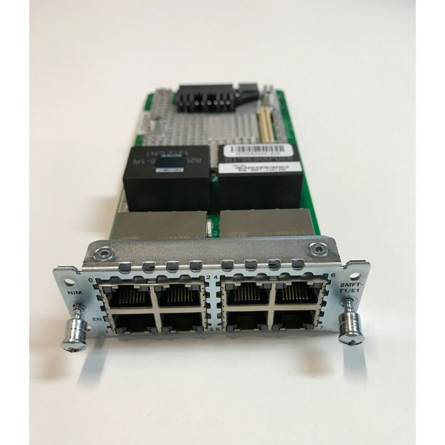 Cisco NIM-8MFT-T1/E1 8x T1/E1 Router Module for ISR 4300/4400