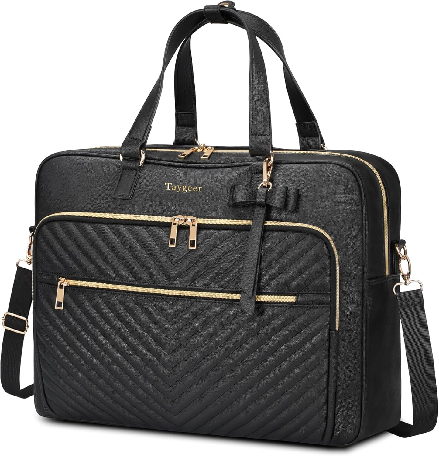 17 Inch Laptop Bag for Women, Leather Convertible Backpack Tote
