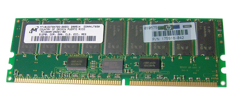 Replacement for 512Mb , Ddr, 200, Cl2, Ecc, Reg 175918-042 Seller Warranty