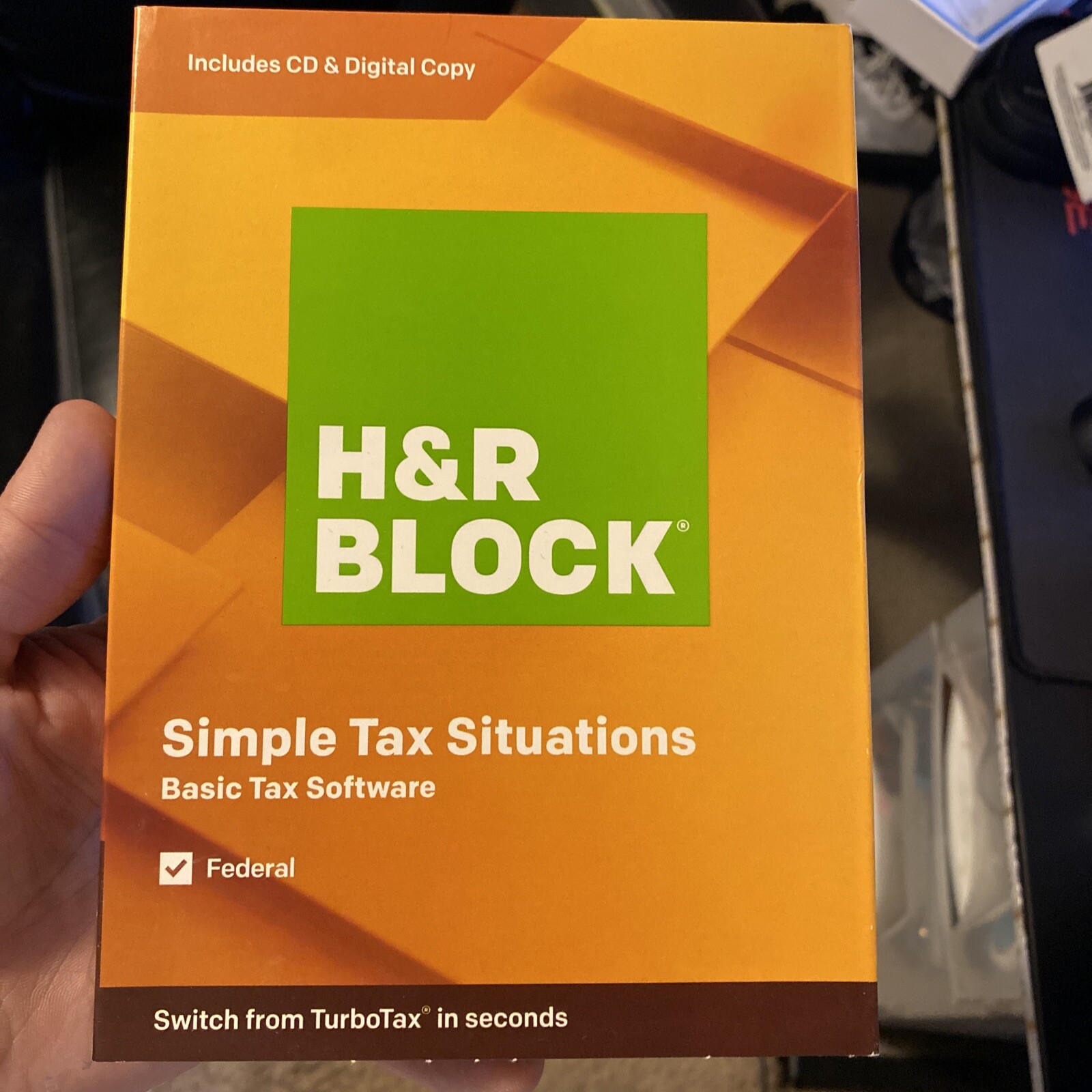 H&R Block Basic Tax Software Mac Windows 2019 - RETAIL PACKAGING