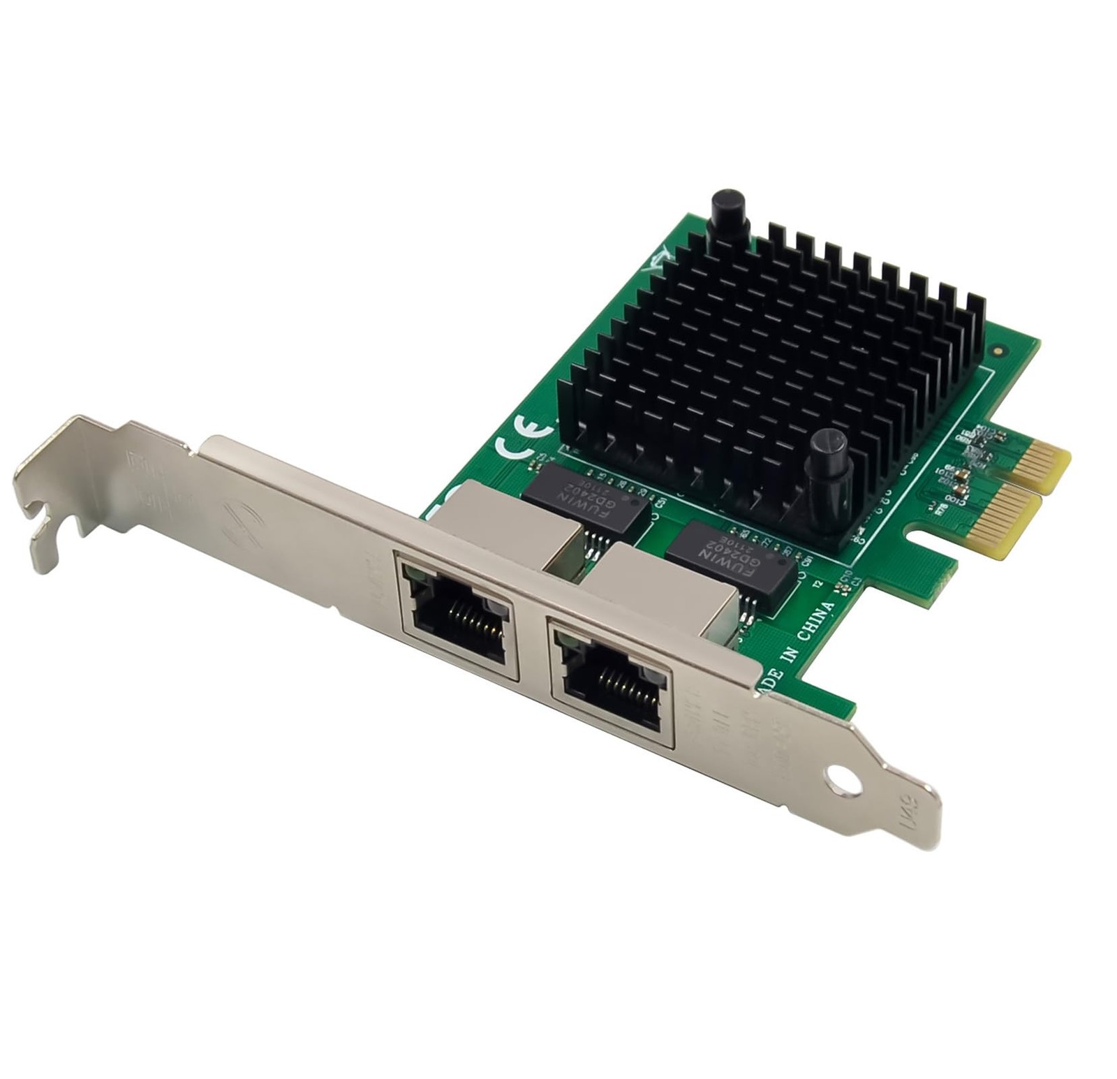 Dual PCIe 3.1 2.5GBase-T Network Adapter with Intel I225-V / I226-V 2500/1000...