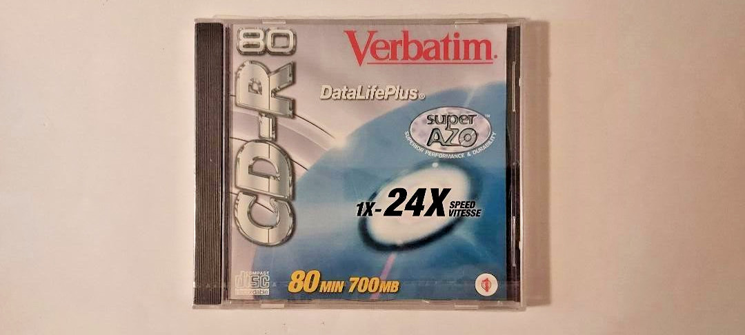 Verbatim Data Life Plus Super AZO CR-R 80 Min 700 MB 1X-24X Speed