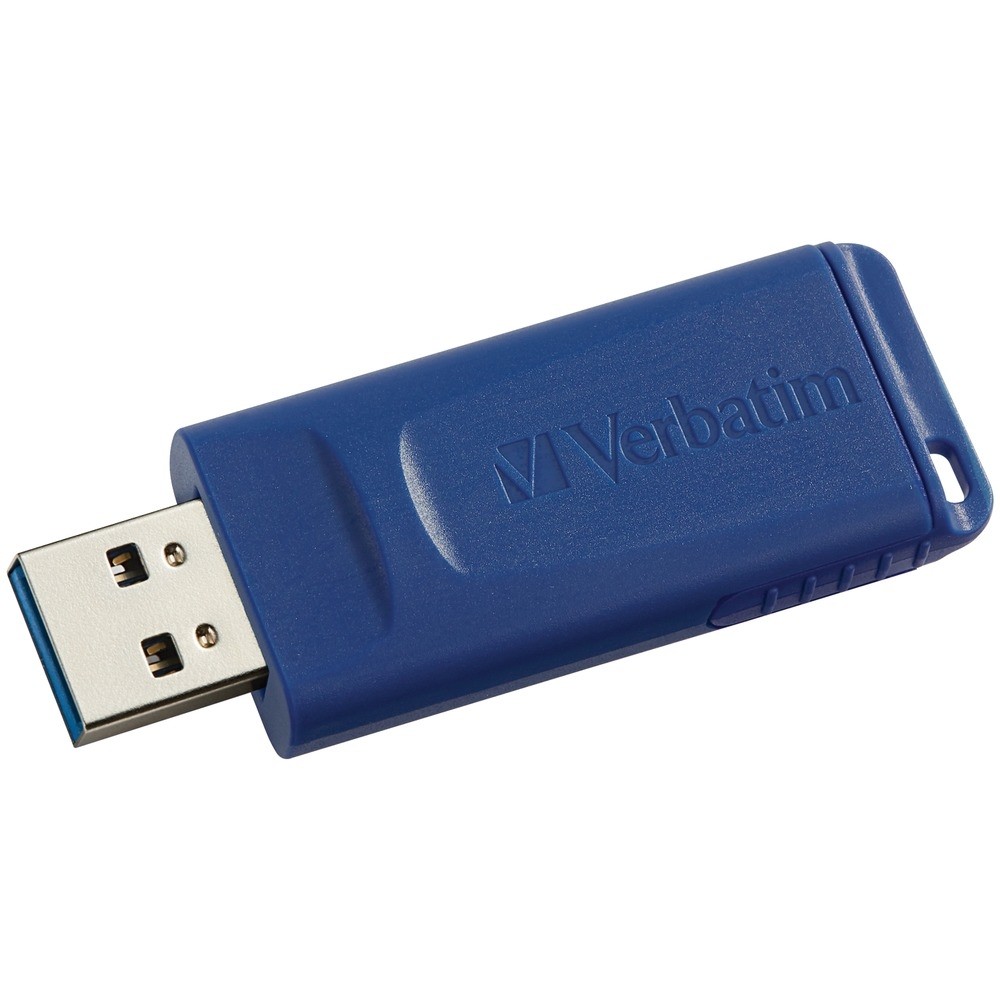 Verbatim Americas Llc 98658 Usb Flash Drive 64Gb Blue Taa