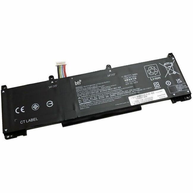 BTI 3-Cell Li-Ion 11.4V Replacement Battery for HP ProBooks RH03XL-BTI
